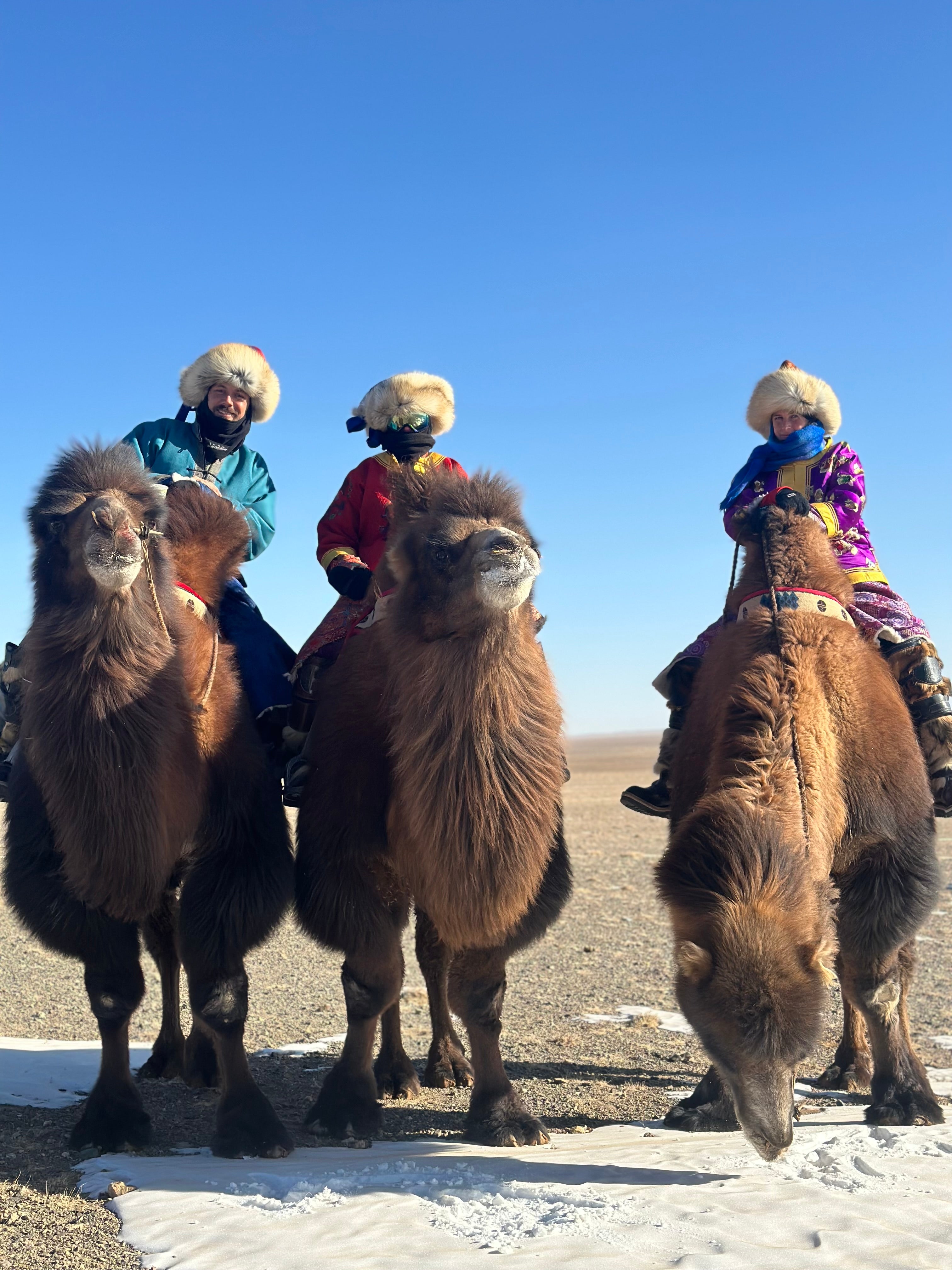 Stress Testing the LETE Motion Tights and Native Bra: Gobi Desert,  Mongolia winter edition!