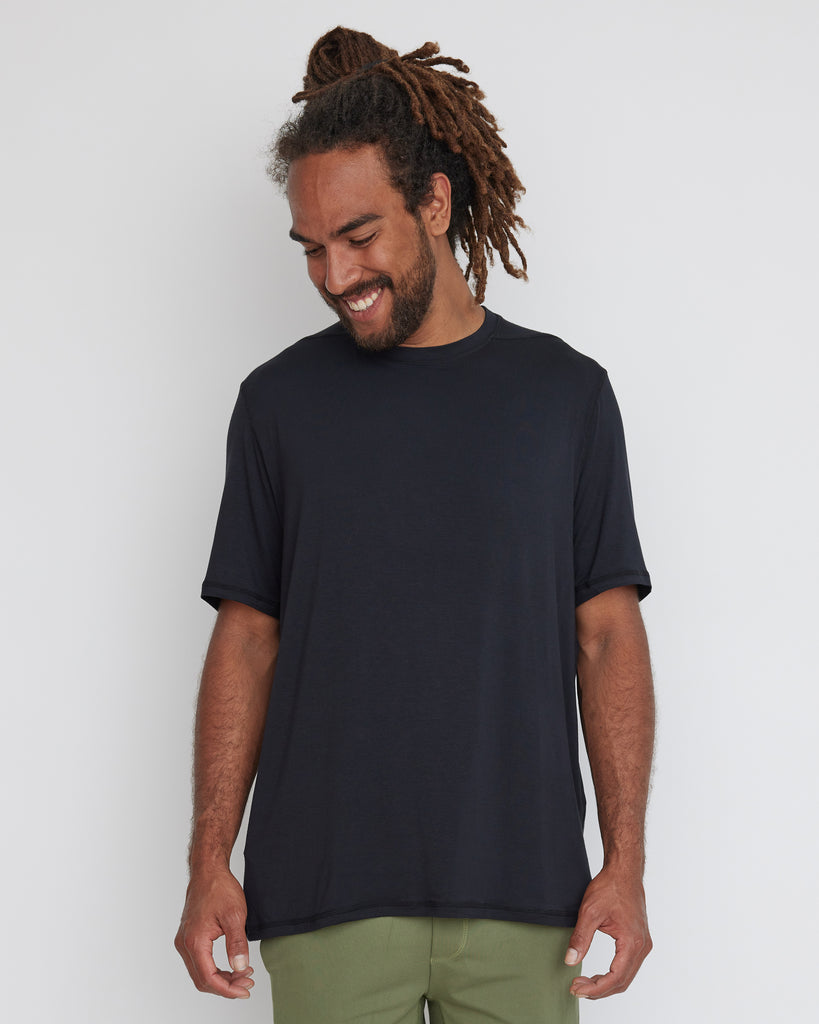 Waihi Loose Fit T-Shirt | Black | Men