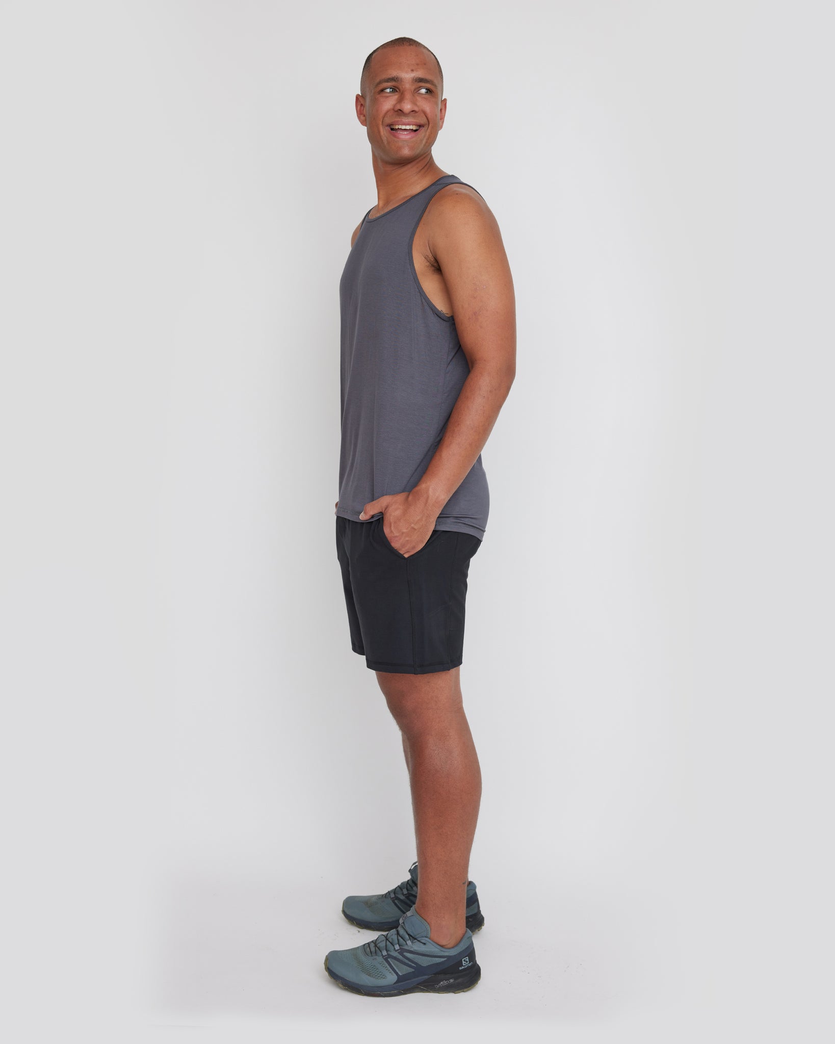 Waipu Singlet | Grey | Men