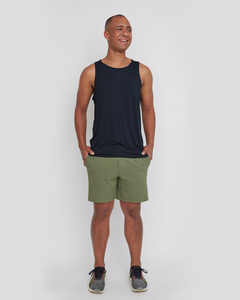 Waipu Singlet | Black | Men