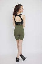 Lete lichen green comfortable shorts
